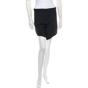 Helmut Lang Black Double Layer Layered Shorts - Size 2